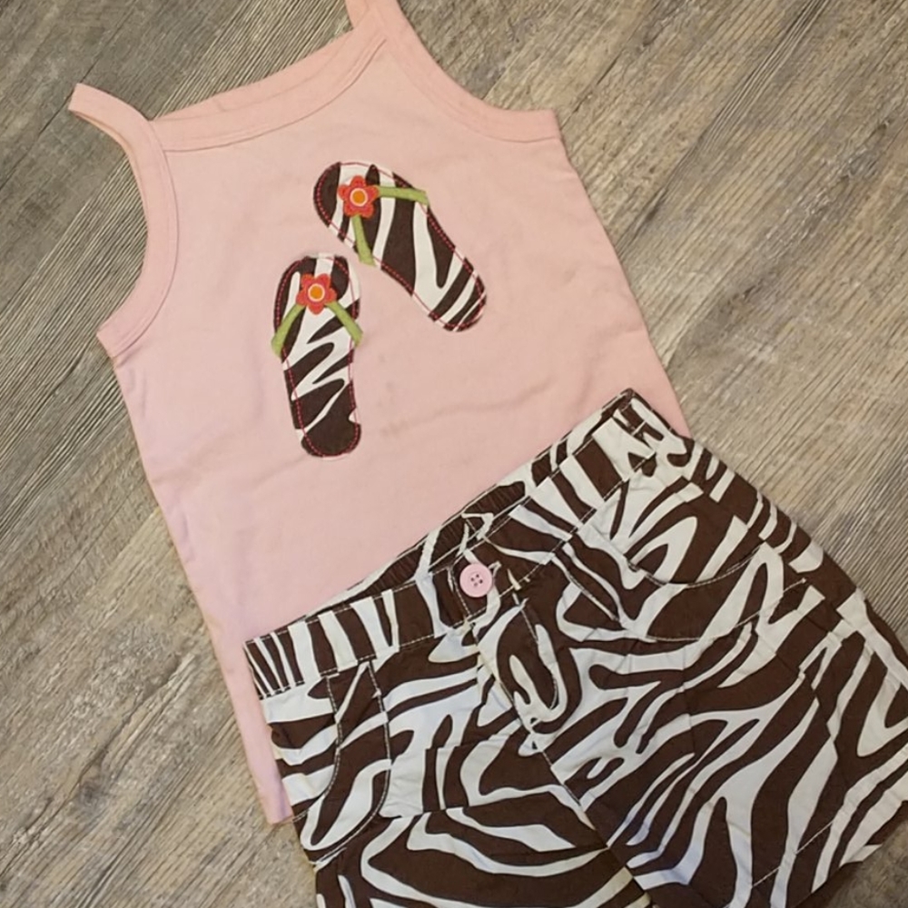 👑3/$15👑  Carter's Girls 6X Short/Shirts Play Set 🥳🎉HP🎉🥳